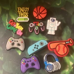 10 Gaming Croc Charms Jibbit Shoe Charm